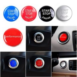Bouton de Démarrage et d'Arrêt du Moteur pour BMW Accessoire de Remplacement Fantastique pour