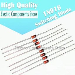 Petit signal de diode de commutation 1N916 IN916 DO-35 DO35 lot de 10 pièces