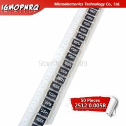 Résistance SMD 2512 1% 0.005 ohms 1W 0 005r 50 pièces