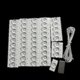 Diode électroluminescente SMD 3V 6V 200/100/pièces perle lumineuse avec lentille optique pour la