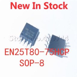 Puce à mémoire de forme SOP-8 SMD 8MBIT 5 pièces/lot haute qualité 100% EN25T80-75HCP T80-75HCP