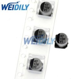 Condensateur électrolytique SMD 16V 47UF 5mm x 5.4mm 10 pièces