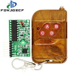 Kit de télécommande sans fil IC 2262/2272 module récepteur 4 canaux 315/433Mhz