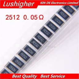 Résistance R050 R05 2512 SMD 1W 1% 0.05R 0.05 Ohm 0.05ohm 50 pièces