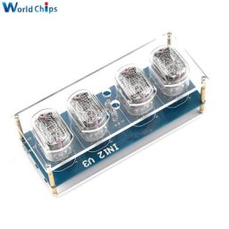 Nixie-Circuit imprimé d'horloge LED numérique tube micro USB kit de bricolage électronique cadeau
