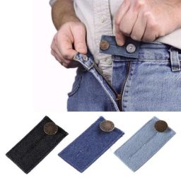 Bouton d'extension de taille en Denim 3 couleurs disponibles pour femmes enceintes