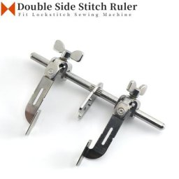 Règle à Double Guide pour Machine à coudre industrielle à aiguille unique accessoires gauche
