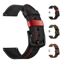 Bracelet de montre en cuir pour Samsung Galaxy Watch 46mm 42mm pour Huawei watch GT 2 bracelet de
