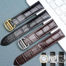 Bracelet en cuir véritable avec motif crocodile bracelet souple de haute qualité convient à