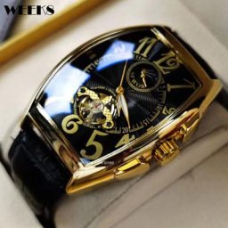 Montre-Bracelet Mécanique existent de Luxe pour Homme Modules Tourbillon Horloge-Bracelet Boîtier