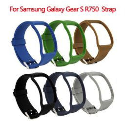 Bracelet en Silicone pour Samsung Galaxy Gear S R750 Accessoires de Montre Intelligente Bracelet