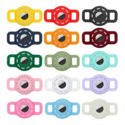 Étui de protection en silicone pour animal de compagnie GPS Finder boucle de collier de chien et