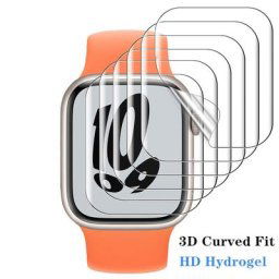 Film de protection d'écran pour Apple Watch hydrogel transparent iWatch 8 7 6 SE 5 4 3 Ultra