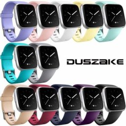 DUSZAKE-Bracelet de Remplacement en Silicone Souple pour Fitbit Versa Lite Edition