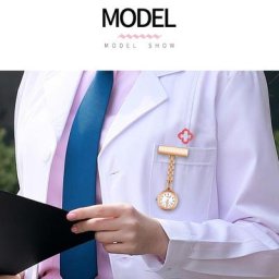 Montre de poche pour médecin et infirmière à la mode lumineuse à Quartz Portable pour hommes et