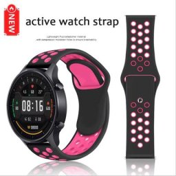 Bracelet de montre en silicone souple 18 20 22mm pour Garmin Vivoactive 3 vivoactive 4/4s à