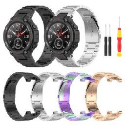 Bracelet de rechange en métal acier inoxydable pour Amazfit t-rex accessoires