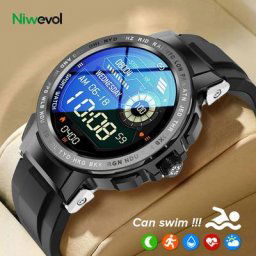 Niwevol Sports montre intelligente hommes IP68 étanche 24 Modes d'exercice 2022 nouvelle montre