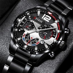 montre homme Montres de sport pour hommes montre-bracelet de luxe à Quartz en acier inoxydable