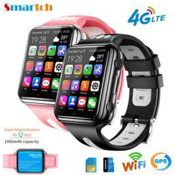 Montre Connectée H1/W5 4G GPS Wifi pour Étudiants/Enfants Système Android Horloge Installation de