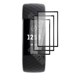 Protecteur d'écran pour Fitbit Charge 3 3 pièces couverture complète Film de protection souple