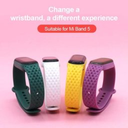Pour Xiaomi Mi Band 5 Silicone Bracelet Xiaomi Mi Bande 5 Sport Montre Bracelet Bande De Rechange