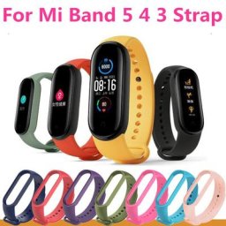 Pour Xiaomi Mi Bande 5 4 bracelet En Silicone Bracelet De Remplacement Doux TPU SANGLE Pour mi bend5
