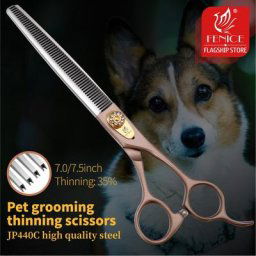 Fenice professionnel 7/7.5 pouces pour animaux de compagnie chien toilettage ciseaux ciseaux tijeras