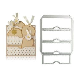 Enveloppes 95AA matrices de découpe en métal pochoir bricolage Scrapbooking Album modèle de carte