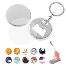 KeyJOBottle Opener Danemark ge Button Base Supply Parts Materials Pro Maker Machine 100 Sets