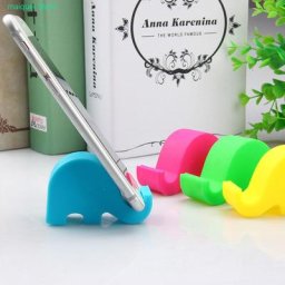 Mini support de Table en forme d'éléphant pour téléphone portable 70x45mm 1 pièce