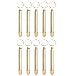 Cuillères auriculaires 10 pièces tuyau de Cigarette porte-clé pendentif renifleur Portable