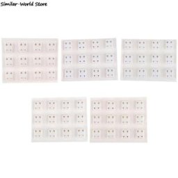 Ensemble de boucles d'oreilles en acier pour femmes 12 paires générateurs kits d'outils de