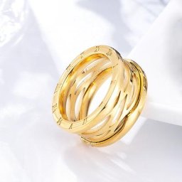 Bague en acier inoxydable avec chiffres romains creux pour homme et femme bijou de personnalité