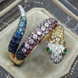 FDLK-Bague Tendance en Forme d'Animal pour Femme Bijoux en Or et Argent Pierre CZ Exquise
