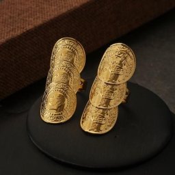 Bagues en cuivre plaqué or pour hommes et femmes matiques de couple turques matiques de mariage