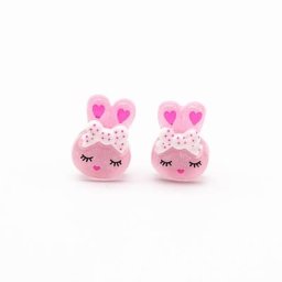 Boucles d'oreilles de dessin animé mignon pour enfants clip coréen sur les boucles d'oreilles pour