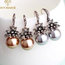 Boucles d'oreilles Vintage en forme de fleur de soleil pour femmes nouveauté accessoire de