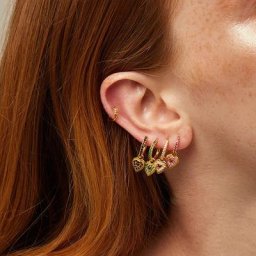 Boucles d'oreilles en argent Sterling 925 avec strass colorés pour femmes bijoux en Zircon en