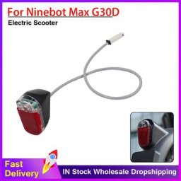 Feu arrière pour Scooter électrique Ninebot Max G30D feu arrière ABS garde-boue avertissement