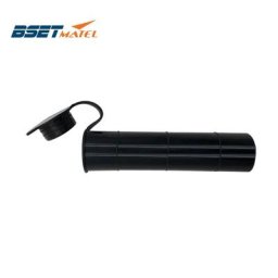 BEST MATEL-Manchon intérieur de pêche capuchon en caoutchouc doublure de tube couleur noire 0