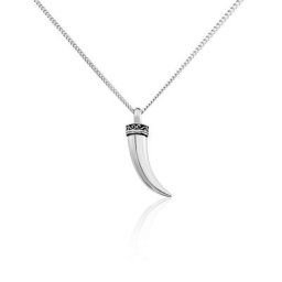 Pendentif Acier Blanc Wassim