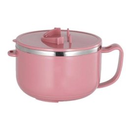 NreluckBowl-Saladier léger en acier inoxydable avec poignée durable grande capacité stockage des