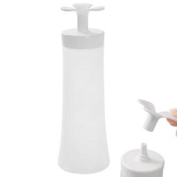Bouteille à presser 210/350ml sous-bouteille pour salade de tomates avec capuchon en forme de