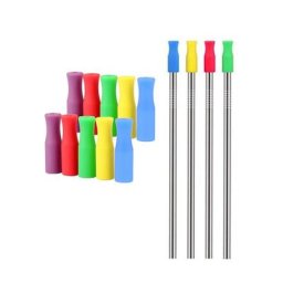 Capuchons anti-brûlure en acier inoxydable protection des dents paille réutilisable accessoires