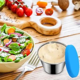 Tasse à Sauce à tremper bonne étanchéité Anti-rouille récipient à Sauce réutilisable avec
