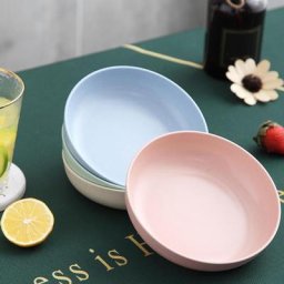 Assiette queDish incassable sans BPA résistante au micro-ondes passe au lave-vaisselle vaisselle