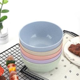 Filles incassable en paille de blé écologique pour enfants bols à salade de riz ménagers cuisine à