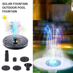 Mini fontaine solaire flottante pour piscine décoration de jardin cascade bain d'oiseaux