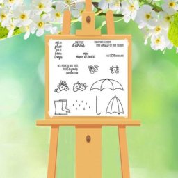 Nouveau sceau d'alphabet français pour scrapbooking en Silicone clair Album de gaufrage DIY